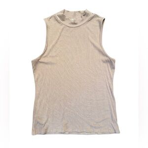 Cyrus ribbed mock neck shirt